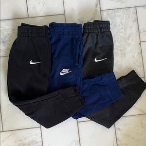 Nike Boys Sweatpants - Black, Blue, and Gray